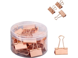 Gzbaby Conjunto De 24-clipes Grandes Para Pastas, Clipes Dobráveis Grandes Para Escritório, Escola, Loja, Casa, Ouro