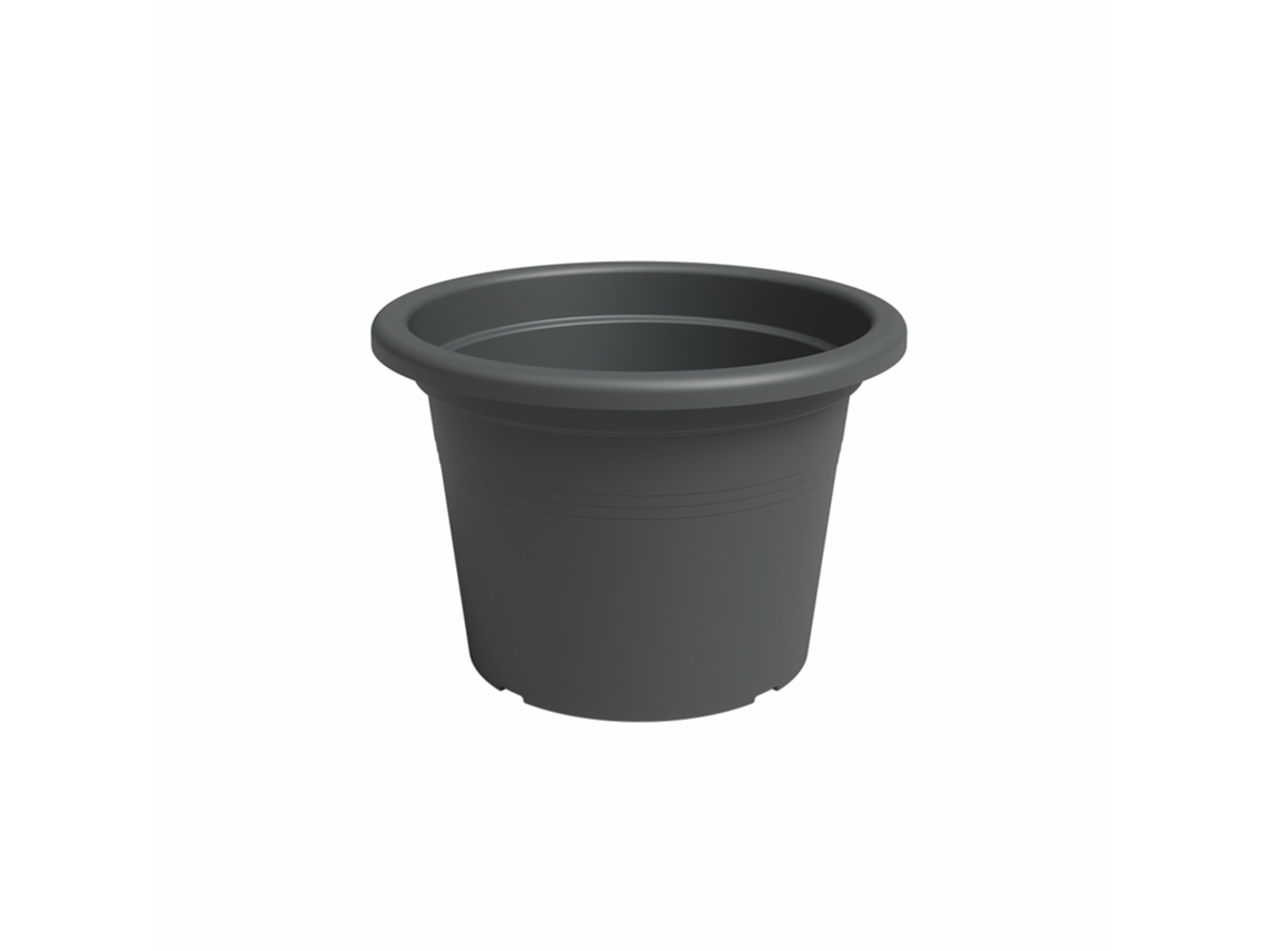 Vaso Redondo Plástico 30cm Antracite ARTEVASI emb. 1 un