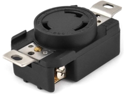 Conjunto de 2 tomadas embutidas com trava, 30A, 250V BRILVIBERA