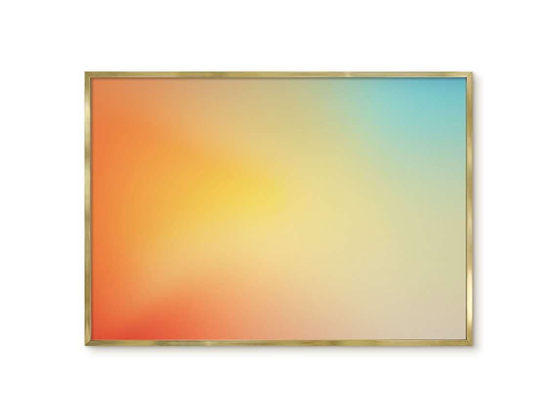 Quadro de vidro magnético com elegância discreta para o hall de entrada Espelharte (100x70 cm)