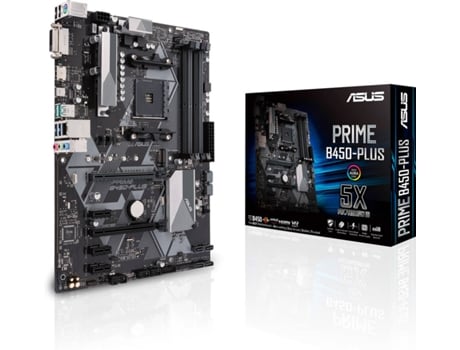 Motherboard ASUS Prime B450-Plus (Socket AM4 - AMD B450 - ATX)