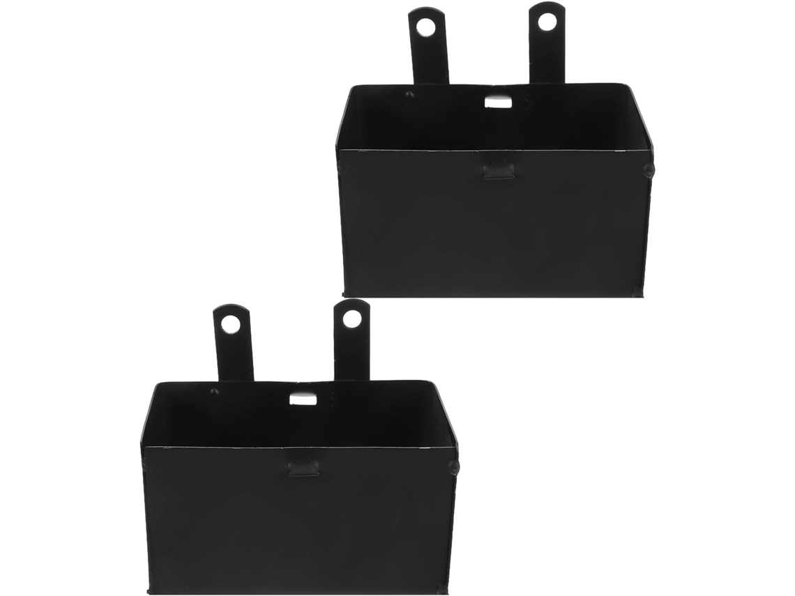 Conjunto de 2 Suportes Metálicos para Baterias de Motocicleta, 122 X 76 Cm, Estojos Resistentes. SFUSHOS