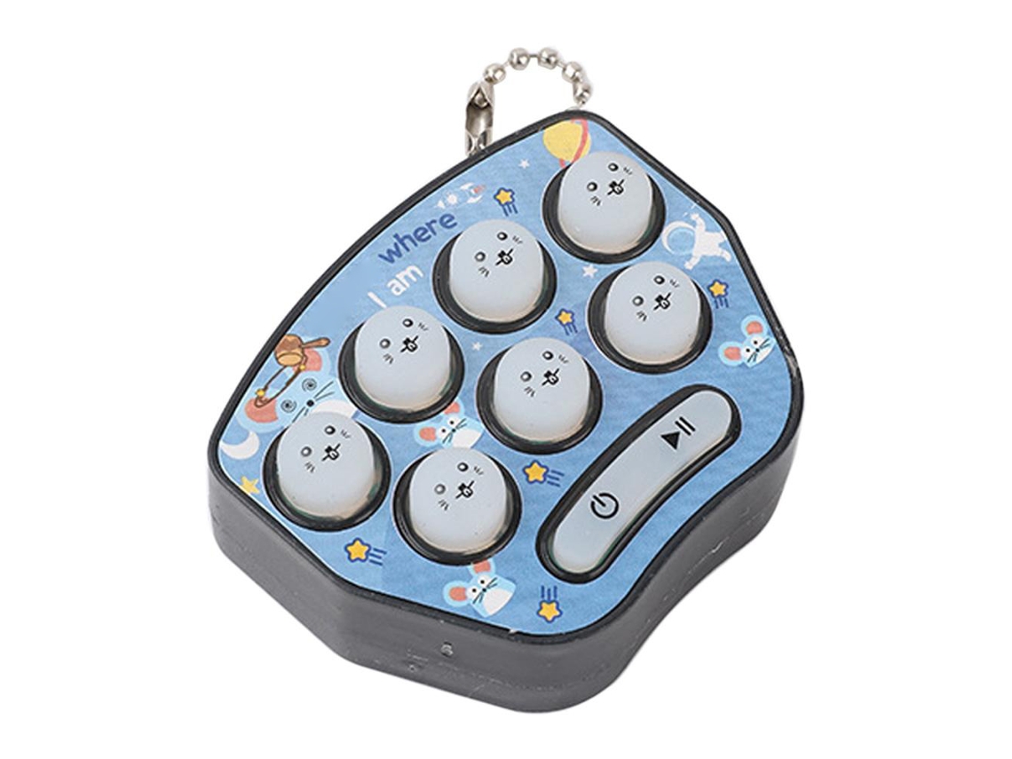 Walshlxq brinquedo de Descompresión de Hamster Eléctrico Mini Portachaves para Aliviar Ansiedad Y Estrés Consola de Juegos Eléctronica