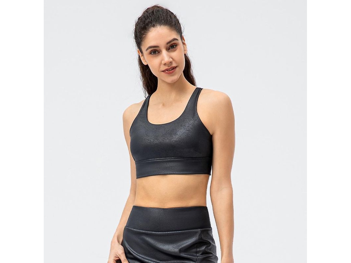 Top cropped feminino macio e confortável para yoga, exercícios e corrida, modelo 2026.
