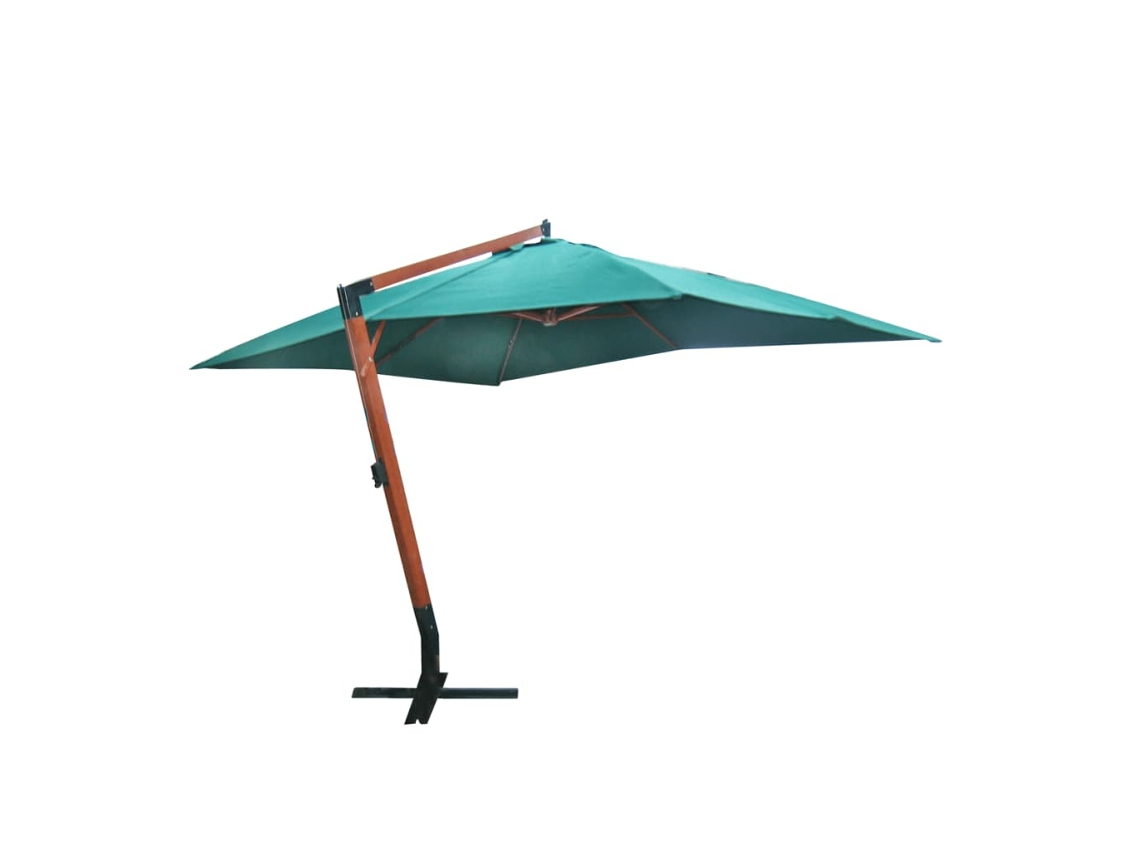 Parasol, Parasols Vidaxl Verde Tecido (n/a)
