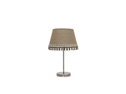 Ada Candeeiro De Mesa 1xe14 Couro/areia 43x25x25 Cm Fabrilamp