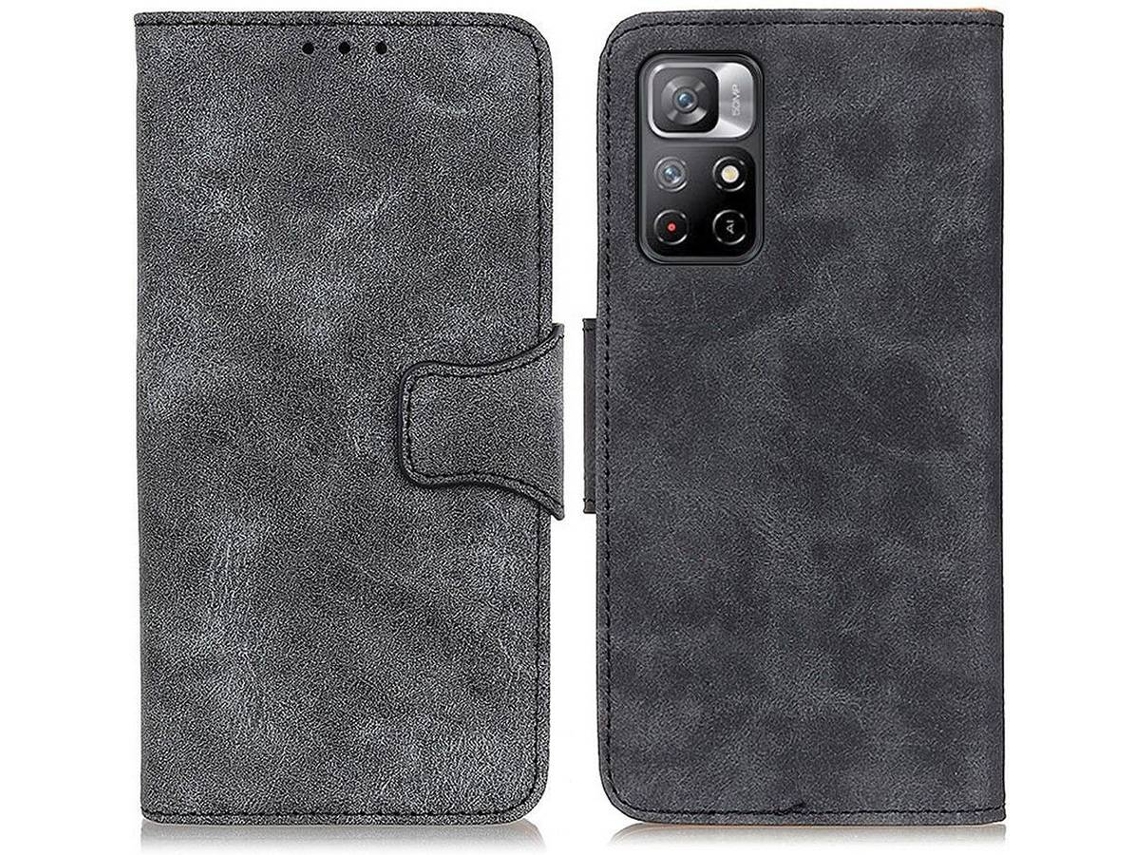 Capa Xiaomi Poco M4 Pro 5G HFS-HOUSE Vintage (Cinzento)