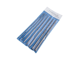 Conjunto De 7 Brocas De Aço Para Madeira Com Ponta De 3 Pontas