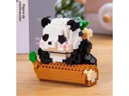 Blocos de Montar 3d Panda Criativo, Brinquedo Educativo para Montar Cidades Faça Você Mesmo MDUG (estilo 3)