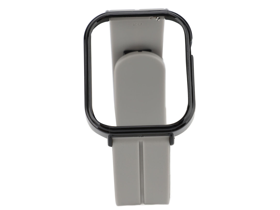 Pulseira Magnética de Silicone para Watch Fit 3, Ajuste Rápido, Resistente À Água, Cinza