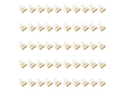 50 Pinos de Engrapado 32mm Metal Fuertes Clip de Papel Hueco para Oficina Escuela Hogar Oro
