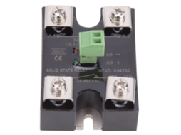Relé Estéreo De Estado Sólido Berm Dk40da 40a Dc 24-480vac Canal Simples