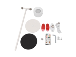 Luminária de Mesa com Duas Cabeças, Recarregável Via Usb CHABERLU