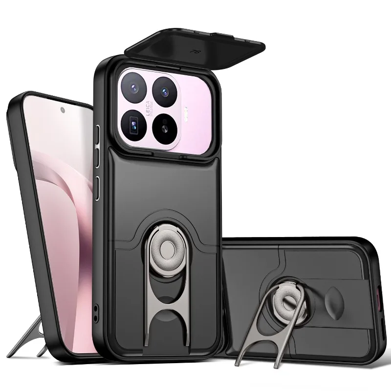 (preto, Xiaomi 14t Pro) Capa Protetora Deslizante Para Câmera Com Suporte Reforçado, Capa Híbrida À Prova De Quedas.