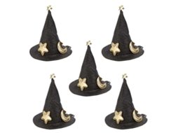 Prendedores Chapéu Bruxa Mini Natal Halloween Criança
