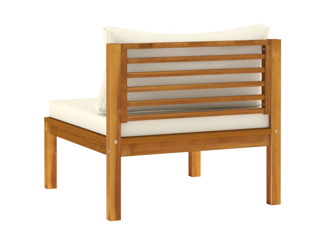 Sofá de Jardim com 4 Peças (65 x 69 x 62,5 Madeira Bege) Worten.pt