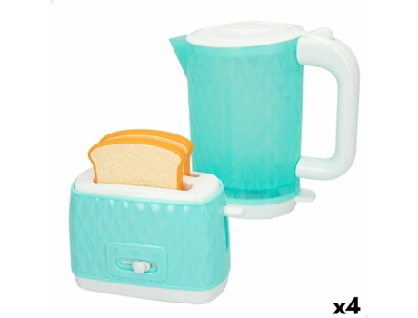 Conjunto de Eletrodomésticos de Brincar PLAYGO 15 x 15,5 x 7,5 Cm (Idade Mínima Recomendada: 2 anos - 4 unidades)