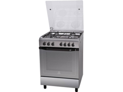 Fogão INDESIT I6TMH2AF X (Outlet Grade A - 59 L - Gás Natural - Inox)