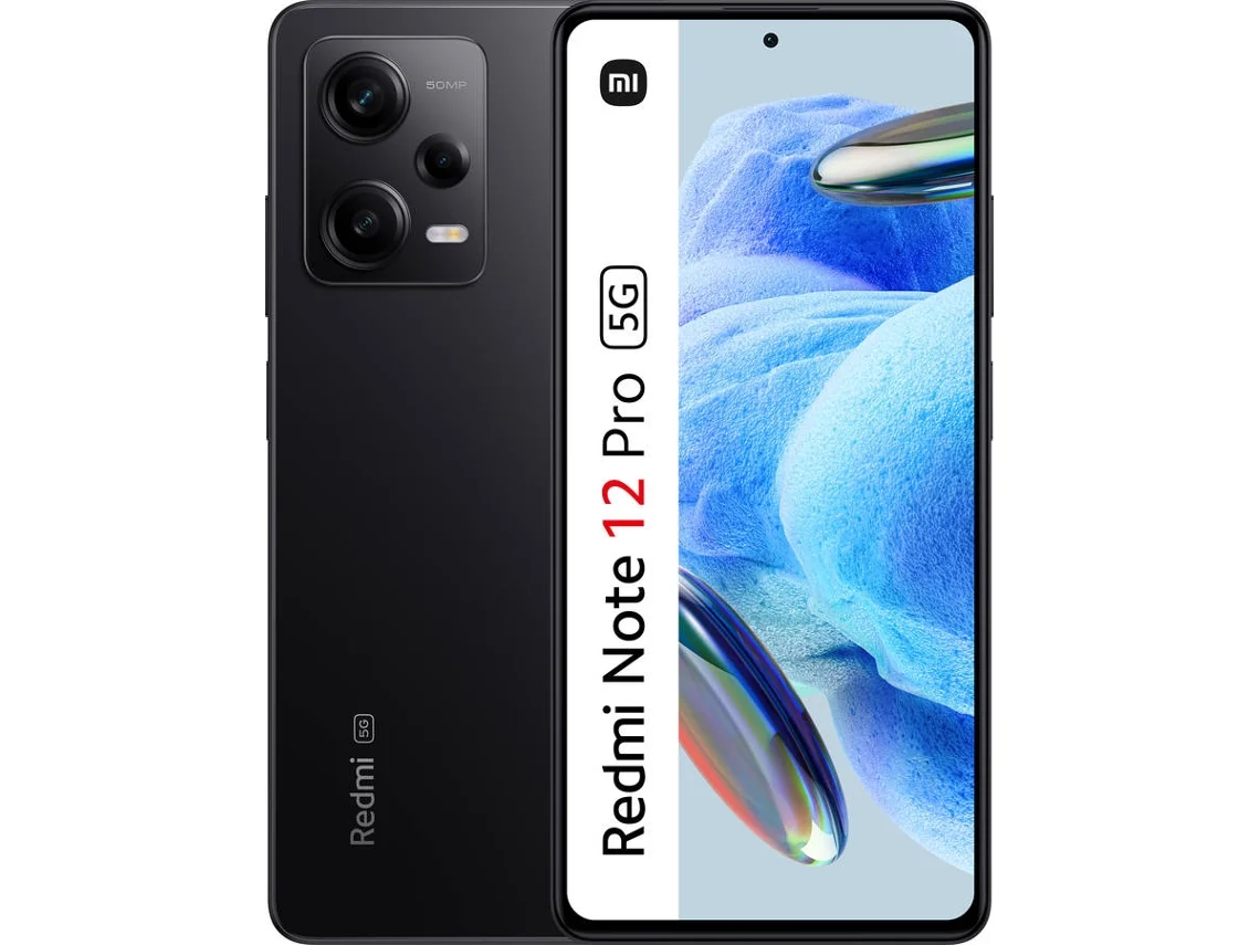 Smartphone XIAOMI Redmi Note 12 Pro 5G (6.7'' - 6 GB - 128 GB - Preto)