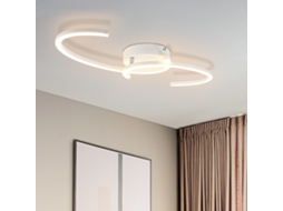 Luminária De Teto Led Nettlife Para Sala De Estar, 24w, Moderna, 3000k, Para Corredor E Cozinha