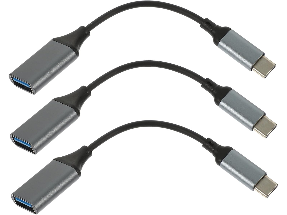 Cabo De Dados Usb-c 3 Peças Com Adaptador Conversão Para Usb Outros