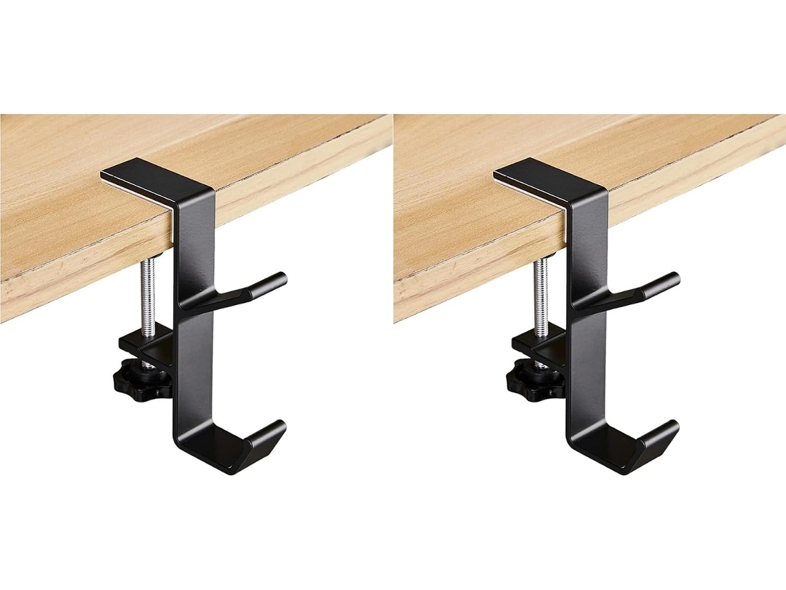 2 Peças De Crochê Latéral De Mesa Réglable, Suporte De Mesa Para Casque De, Rangement Para, Suporte De Crochê