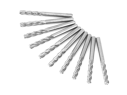 Fresa Spirale Laxiscreed De Carbeto Para Cnc, Diâmetro 3,175mm, 4 Gumes, 17mm De Profundidade