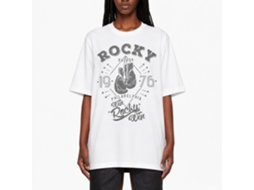 Rockinstone Rocky Movie White Adult T-shirt Size:l