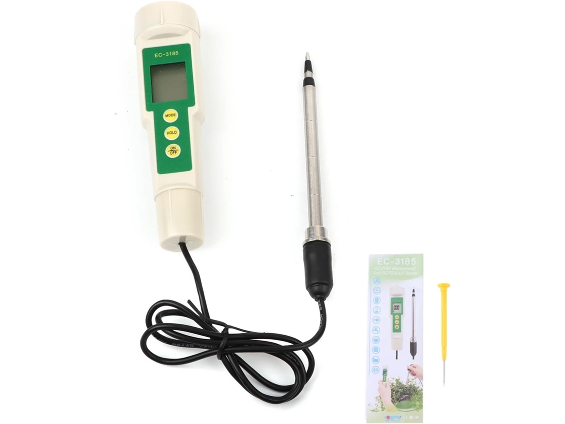 Analisador De Solo, Ec Ec‑3185 Medidor Portátil Salinidade Ec Cf Para Plantio Agrícola E Hortícola