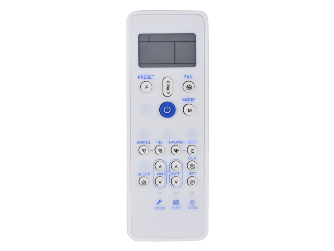Aetheria controle Remoto para Ar condicionado Carrier Material Abs, Distância 8m, Design Compacto