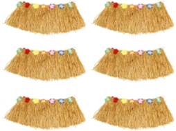 Saia de Mesa Havaiana com Flores e Grama para Decoração de Casamento Festa na Praia SFUSHOS