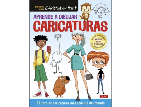 Livro Aprende A Dibujar Caricaturas de Christopher Hart (Espanhol)