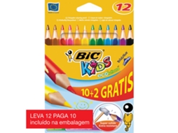 Lápis de Cor BIC Kids Ecolutions Evolution (conjunto 12 Unidades)