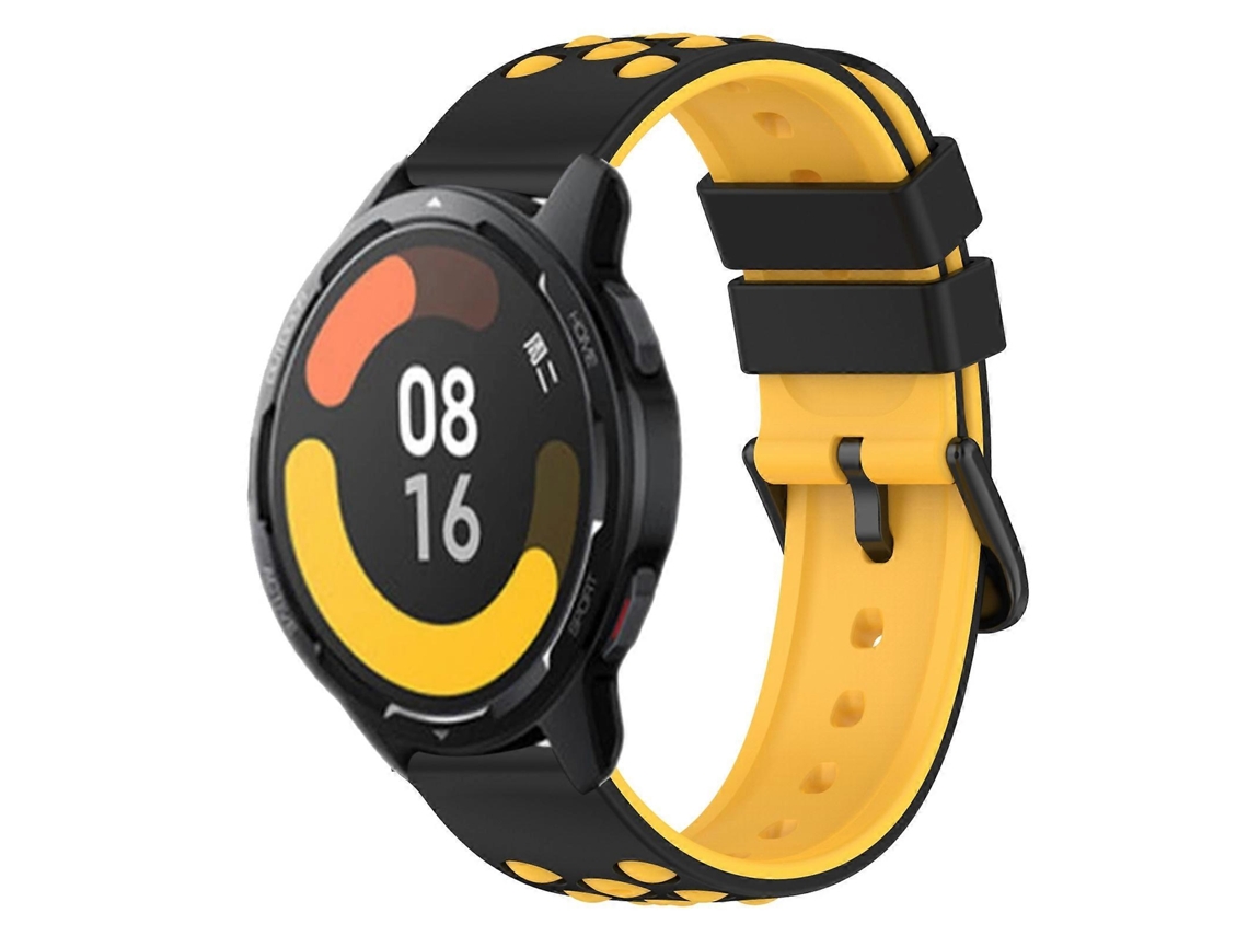 Pulseira De Silicone Poroso Bicolor De 22 Mm Para Xiaomi Mi Watch Color 2