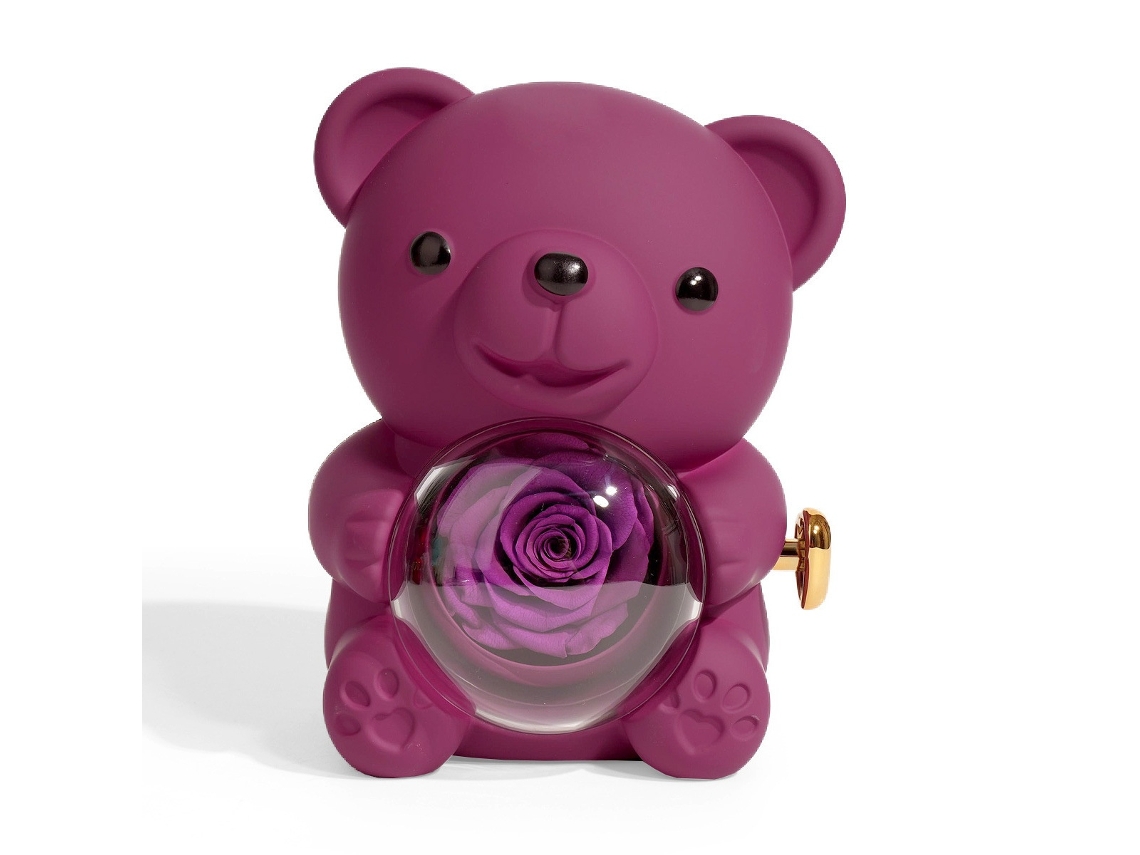 Elysve Caixa De Presente Decorativa Rosa, Roxo