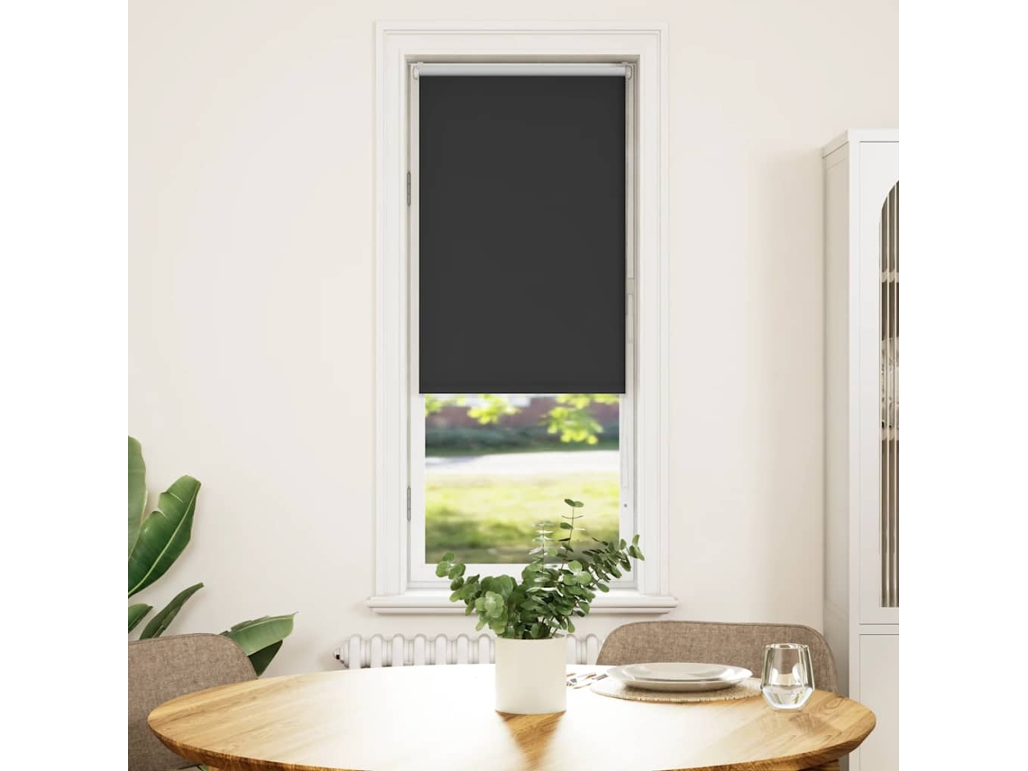 Vidaxl Persiana De Enrolar 50x130 Cm Largura Tecido 45,7 Cm Poliéster
