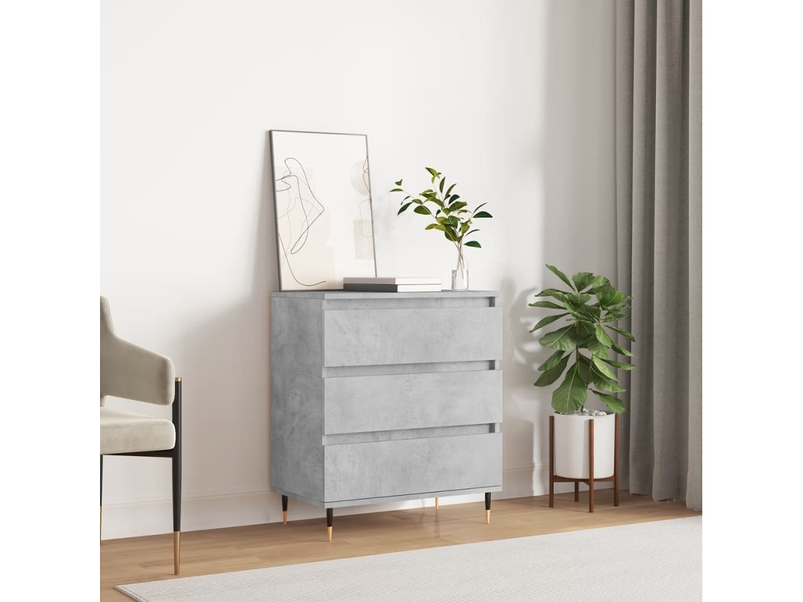 Sideboard, Sideboards Vidaxl Cinzeto Madeira Processada (n/a)