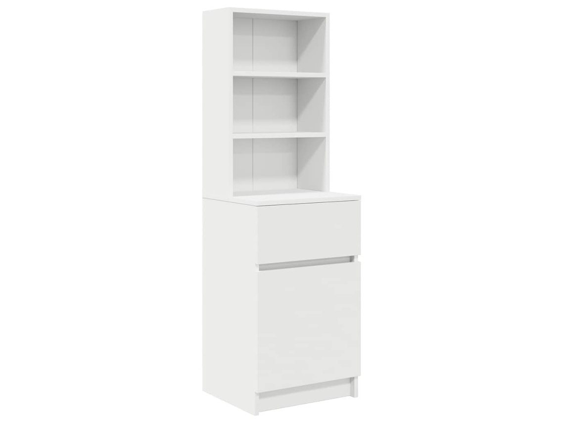 Bedside Cabinet, Bedside Cabinets Vidaxl Marrom Madeira Processada (n/a)