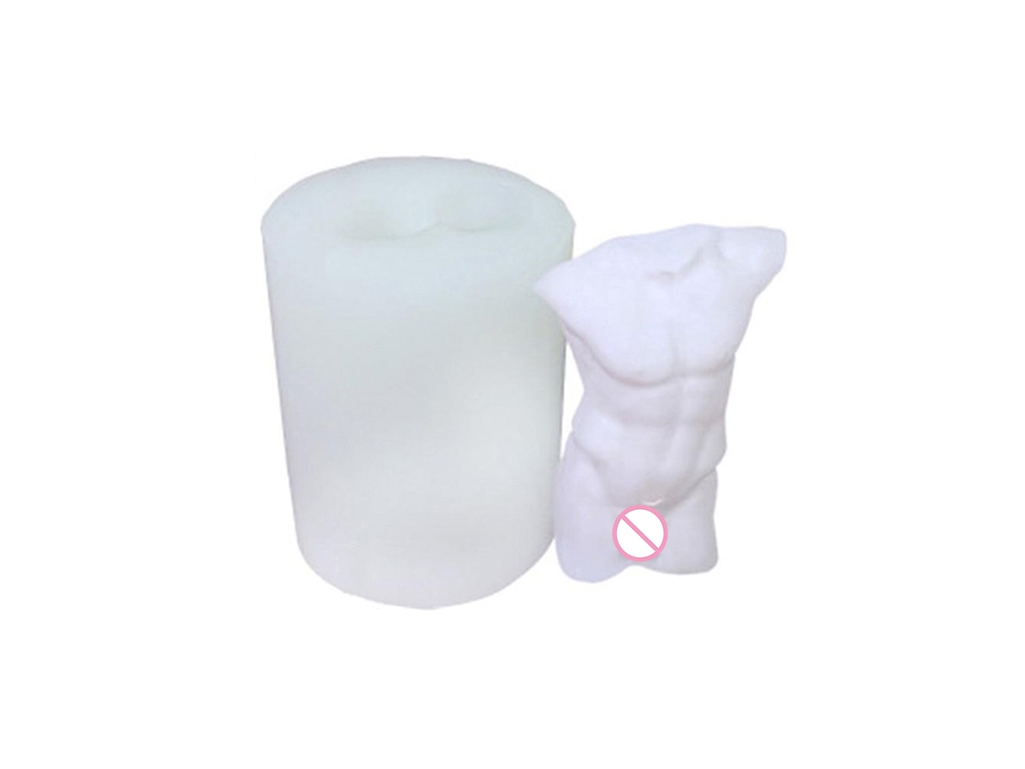 Molde de Silicone para Figura Humana Masculina e Feminina para Velas e Aromaterapia LAXISCREED