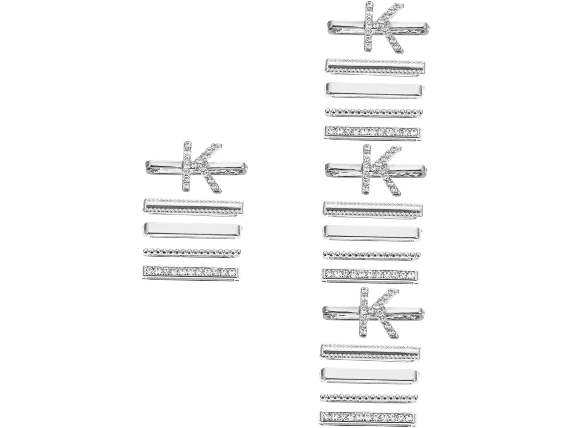 Conjunto De 5 Anéis Decorativos Para Pulseira De Relógio, Pingente Removível Para Relógio, Pulseira De Relógio Destacável