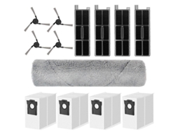 Kits De Peças De Reposição Para Aspirador Robô Z50 Ultra/ Z5/z5 Pro Ultra, Incluindo Esfregão, Escova Lateral, Filtro E Saco De Pó.