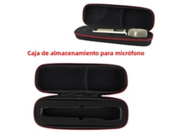 Estojo Portátil para Microfone Sem Fio, Feito de Material Eva, com Zíper, Resistente a Impactos e À Prova D'água. MDUG