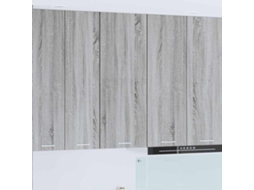 Vidaxl Armário Suspenso Cinza Sonoma 40 X 31 X 100 Cm