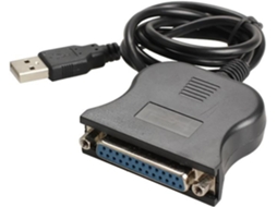 Cabo Usb 2.0 Para Porta Paralela Db25 De 25 Pinos Ieee 1284,