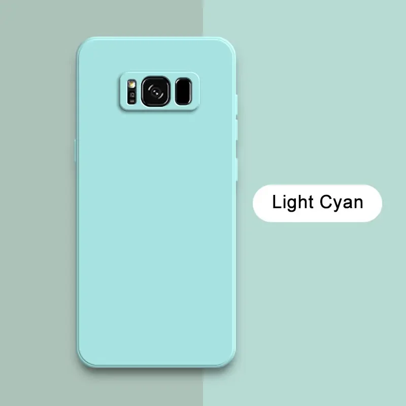 Capa De Silicone Líquido Para Celular Samsung A32 4g (ciano), Com Parte Traseira Macia E Resistente A Impactos.