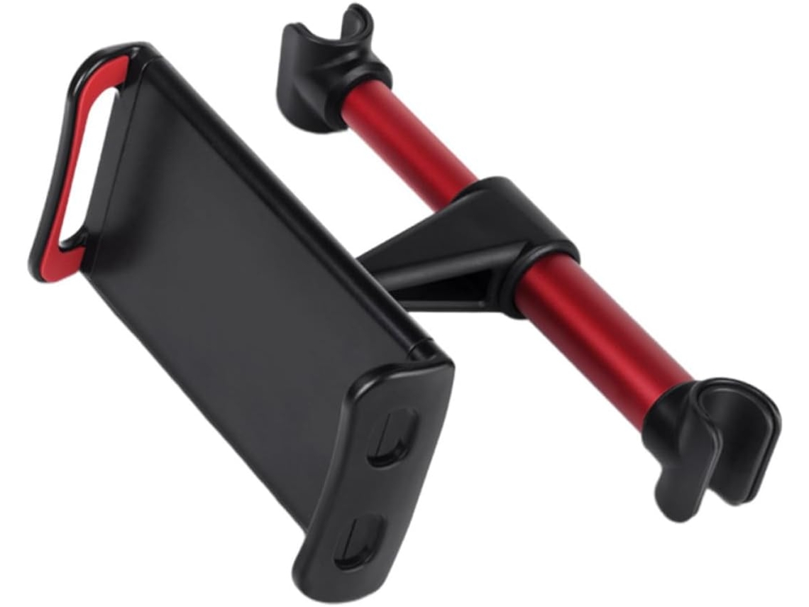 Suporte de cabeça ajustável e em metal ABS para tablet.