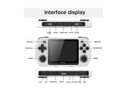 Console De Videogame Portátil Retrô Rk2023 Com Tela Ips De 3,5 Polegadas, 16 Gb 64 Gb Hd, Estilo Arcade, Para Uso Doméstico, Psp Ly Ebike