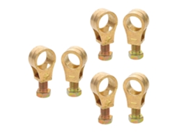Conjunto De 6 Grampos De Bateria Em Cobre Puro, Conectores Positivo E Negativo Para Carro, Caminhão E Barco.