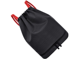 Mochila Esportiva Impermeável Com Cordão, Compartimentos Para Itens Molhados E Secos, Grande Capacidade, Preta.
