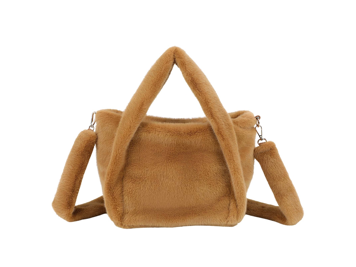 Bolsa De Mão Feminina Léona Douceur Em Pele Com Alça De Ombro Removível